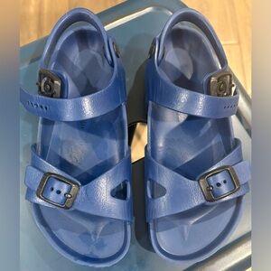 Birkenstock Kids' Rio Essentials EVA Sandals Size 1 Navy Blue